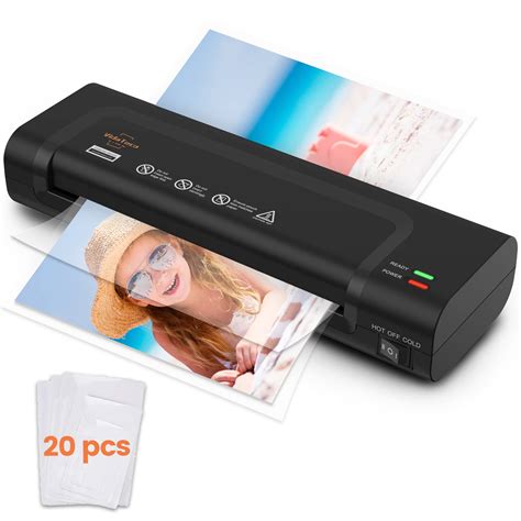 Buy Laminator Machine,VidaTeco 9-inch Thermal&Cold Laminator with ...