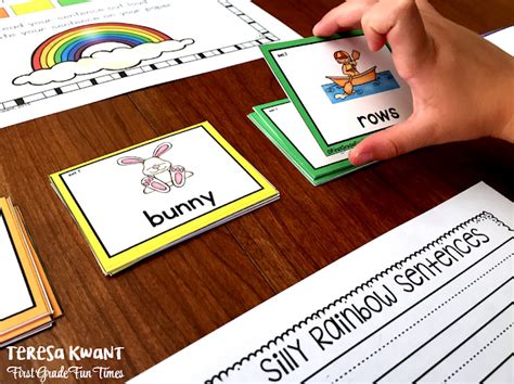 How to Use Silly Rainbow Sentences in Your Classroom | The TpT Blog