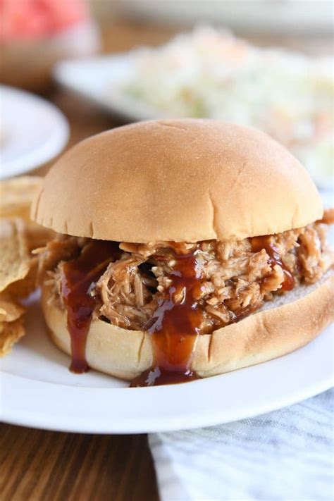 BBQ Pulled Pork Sandwiches {Slow Cooker} | Mel's Kitchen Cafe