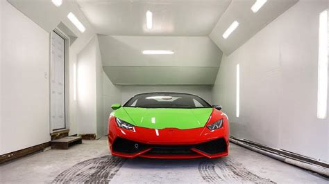 We Built The Ultimate DIY Paint Booth for the Lamborghini Huracan - YouTube