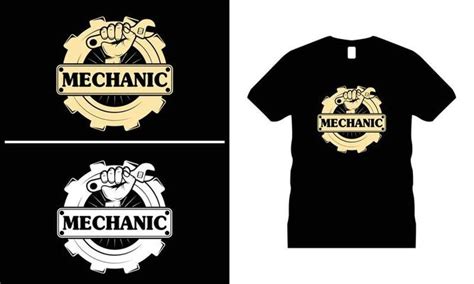 Mechanic T Shirt Vector Art, Icons, and Graphics for Free Download