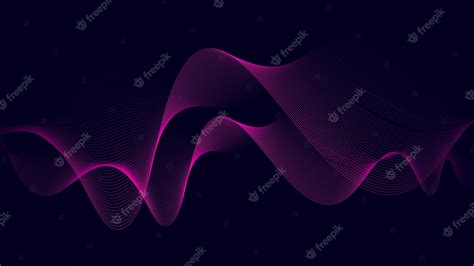 Premium Vector | A purple wave with a pink wave pattern