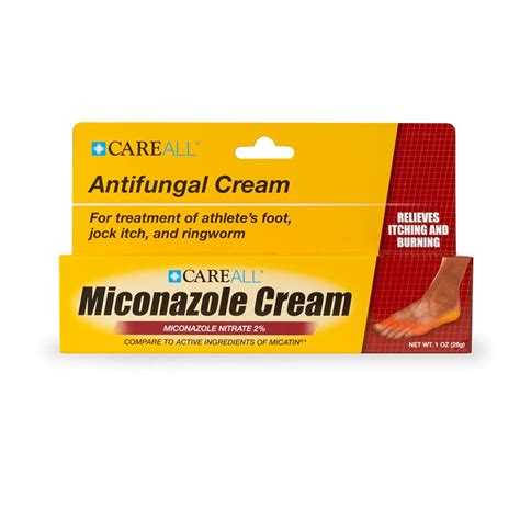 Buy CareAll Miconazole Nitrate 2% Antifungal Cream 1.0 oz., Cures Most ...