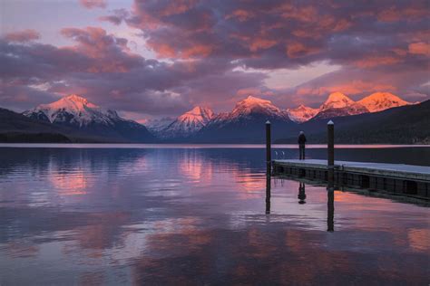 Lake McDonald Sunset at the Dock 11.20.15 | NPS / Jacob W. F ...