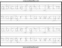 Lowercase Letter Tracing – 1 Worksheet / FREE Printable Worksheets ...