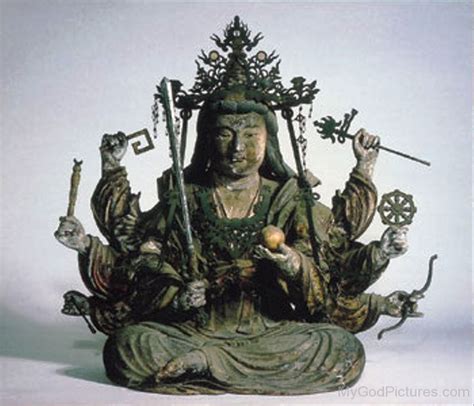 Bronze Statue Of Benzaiten