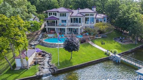 One of the top five Lake of the Ozark’s premier waterfront estates is ...