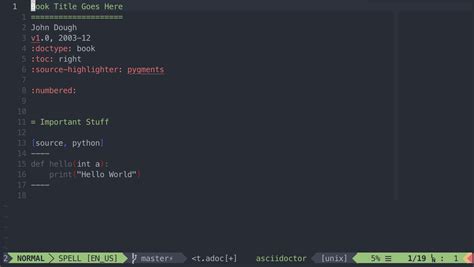 Code Block Syntax Highlighting · Issue #59 · habamax/vim-asciidoctor ...