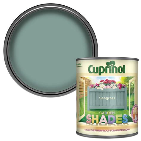 Cuprinol Garden Shades Seagrass Exterior Paint 1L | Wilko