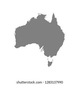 Australia Map Vector Stock Vector (Royalty Free) 1313358944 | Shutterstock