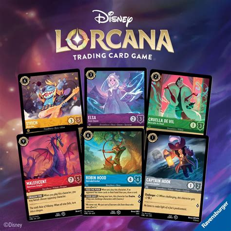 Preview cards for Disney Lorcana, the Mouse’s answer to Magic, Pokémon ...