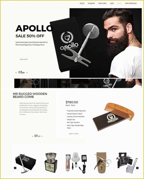 Free Barber Shop Website Template Of Barber Shop Website Templates ...