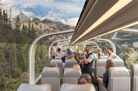 Experience the Canadian Rockies on a glass-domed train