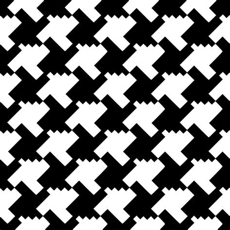 HoundsTooth Tessellation - Openclipart