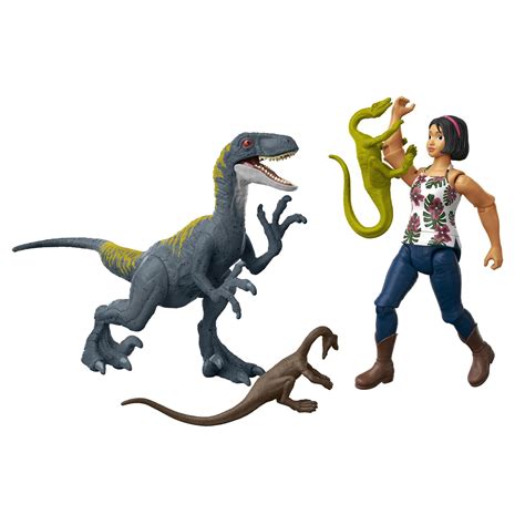 Buy Mattel Jurassic World Toys Camp Cretaceous Sammy, Velociraptor and ...