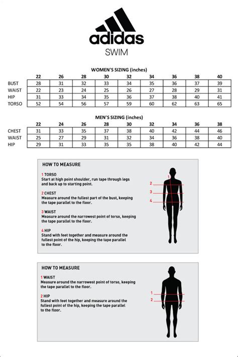 Adidas Pants Size Chart