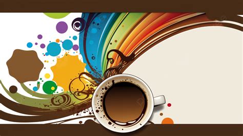 Coffee Colorful Splash Background, Coffee, Background, Illustration ...