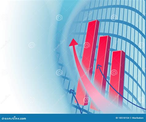 Abstract Business Background with Chart Stock Vector - Illustration of ...