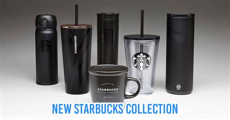 Starbucks Releases Sleek New All-Black Tumbler & Mug Collection