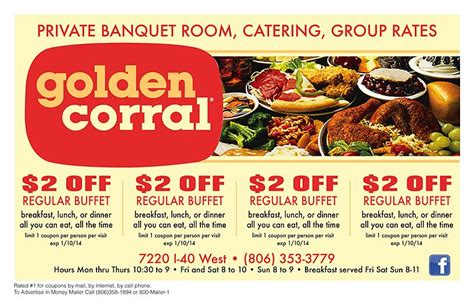 Golden Corral Coupons on Pinterest | Golden Corral, Coupon and Boston ...