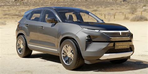 2023 Tata Harrier Facelift Rendered In Production-Ready Avatar