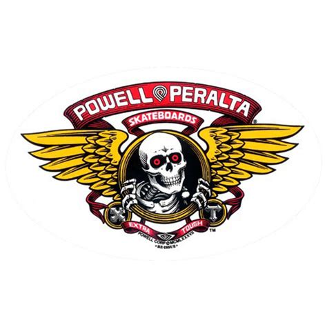 POWELL PERALTA WINGED RIPPER DECAL STICKER SKATEBOARD | eBay