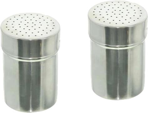 Amazon.com: Powder Sugar Shaker, 2Pcs Salt Strainer, Salt And Pepper ...