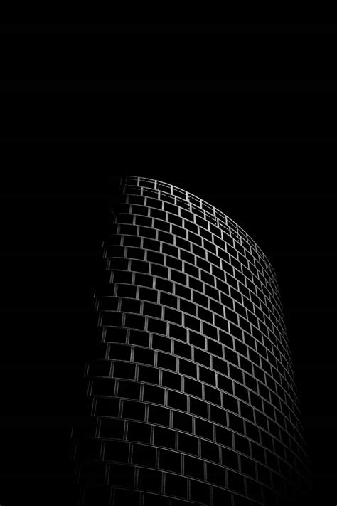 Download Solid Black 4K Tower Wallpaper | Wallpapers.com