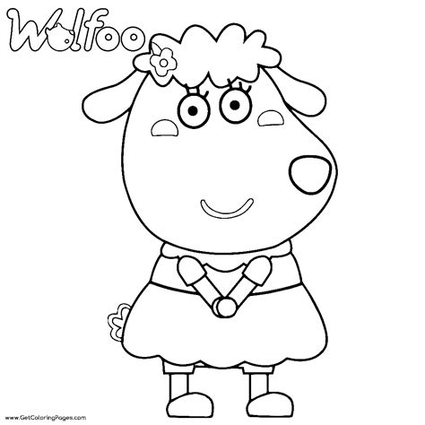 Wolfoo Sheep Coloring Pages - Wolfoo Coloring Pages - Coloring Pages ...