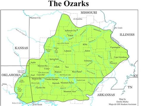 What are the boundaries of "the Ozarks?" You'd be surprised.