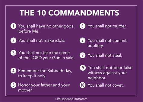 10 Commandments