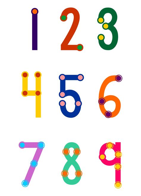 TouchMath Numbers 1 9 - 10 Free PDF Printables | Printablee