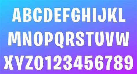 Fortnite Font Free Download