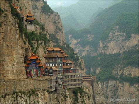 SHANXI, CHINA: CITY BUILT IN THE MOUNTAINS OF SHAN