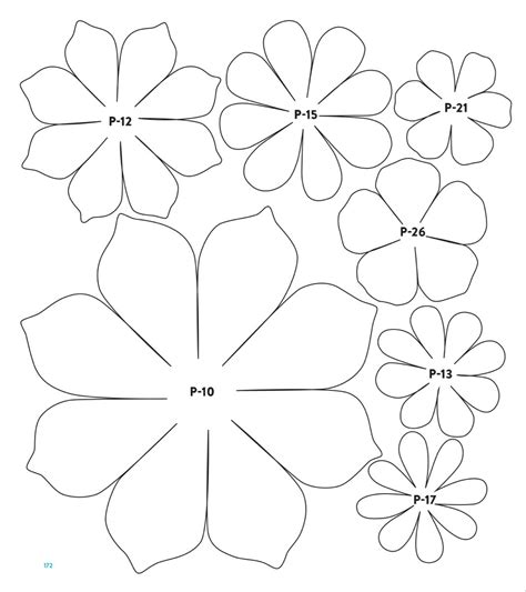 Printable Diy Paper Flowers Template - Get What You Need For Free