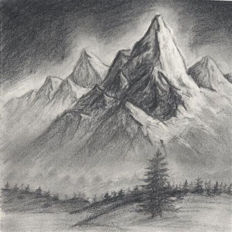 How To Draw A Mountain Landscape For Beginners