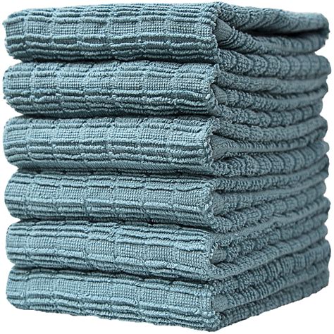 Premium Kitchen Towels (16”x 28”, 6 Pack) – Large Cotton Kitchen Hand ...