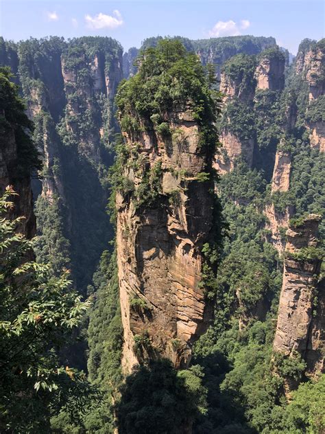 Avatar Mountains, Zhangjiajie National Park, China. [OC] [1080x1920 ...