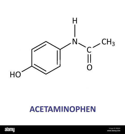 Acetaminophen Molecular Structure