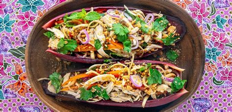 Banana Flower Salad Recipe for Cambodia's Gnoam Trayong Chek