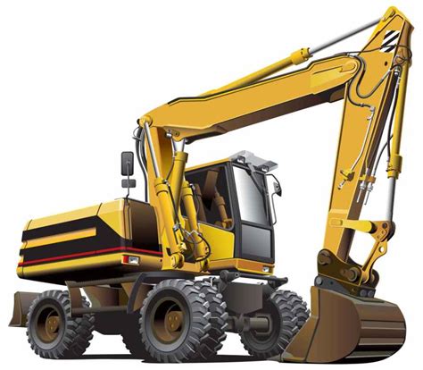 Various Types of Excavation Equipment Use on Construction Site