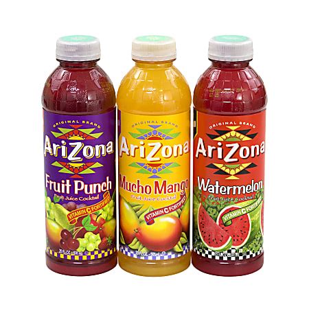 Arizona Juice Variety Pack 20 Oz Pack Of 24 Bottles - Office Depot