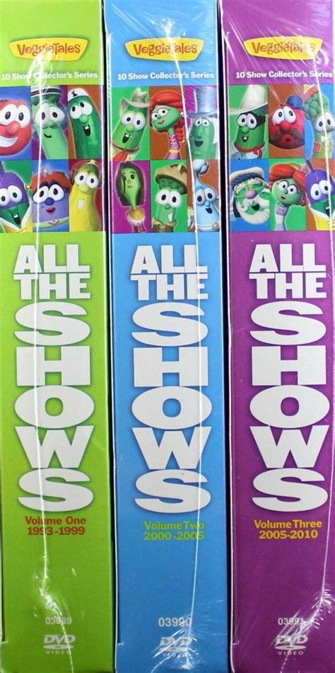 VeggieTales All the Shows Volumes 1, 2 & 3 DVDs - Walmart.com