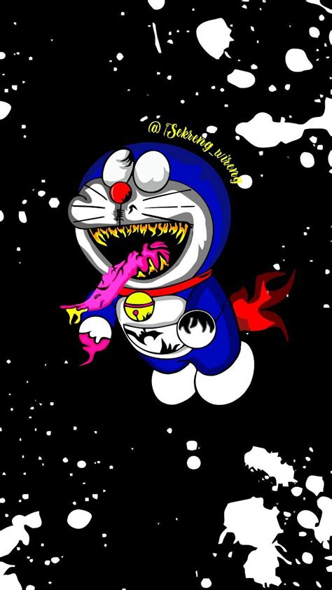 Doraemon Zombie | Wallpaper kartun, Seni 3d, Seni geometris