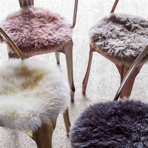 Round Sheepskin Seat Pads | Graham & Green