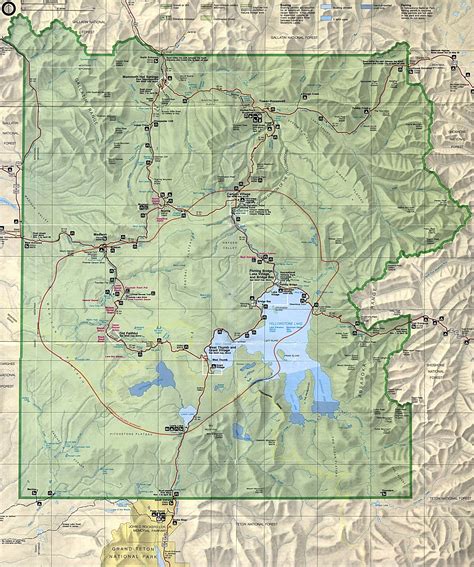 Yellowstone National Park Hiking Map Youtube - London Top Attractions Map