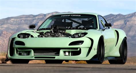 This Team Has Built A V12-Powered Mazda RX-7, But It’s No Pagani Engine