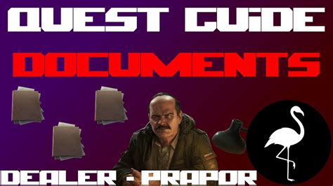 Quest Guide - Documents (Escape from Tarkov Task Guide) - YouTube