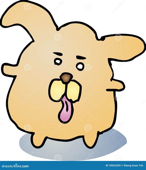 Fat Dog Cartoon Royalty Free Stock Images - Image: 10022269