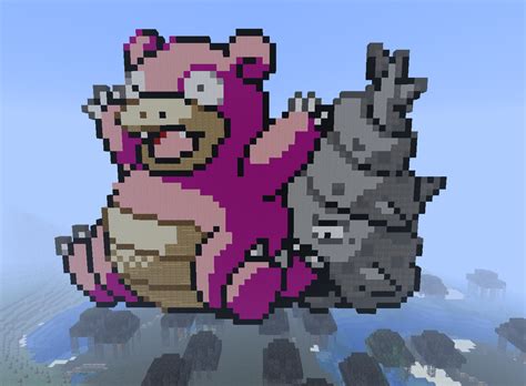 Slowbro Pixel Art - Minecraft by ToxicKoala on deviantART